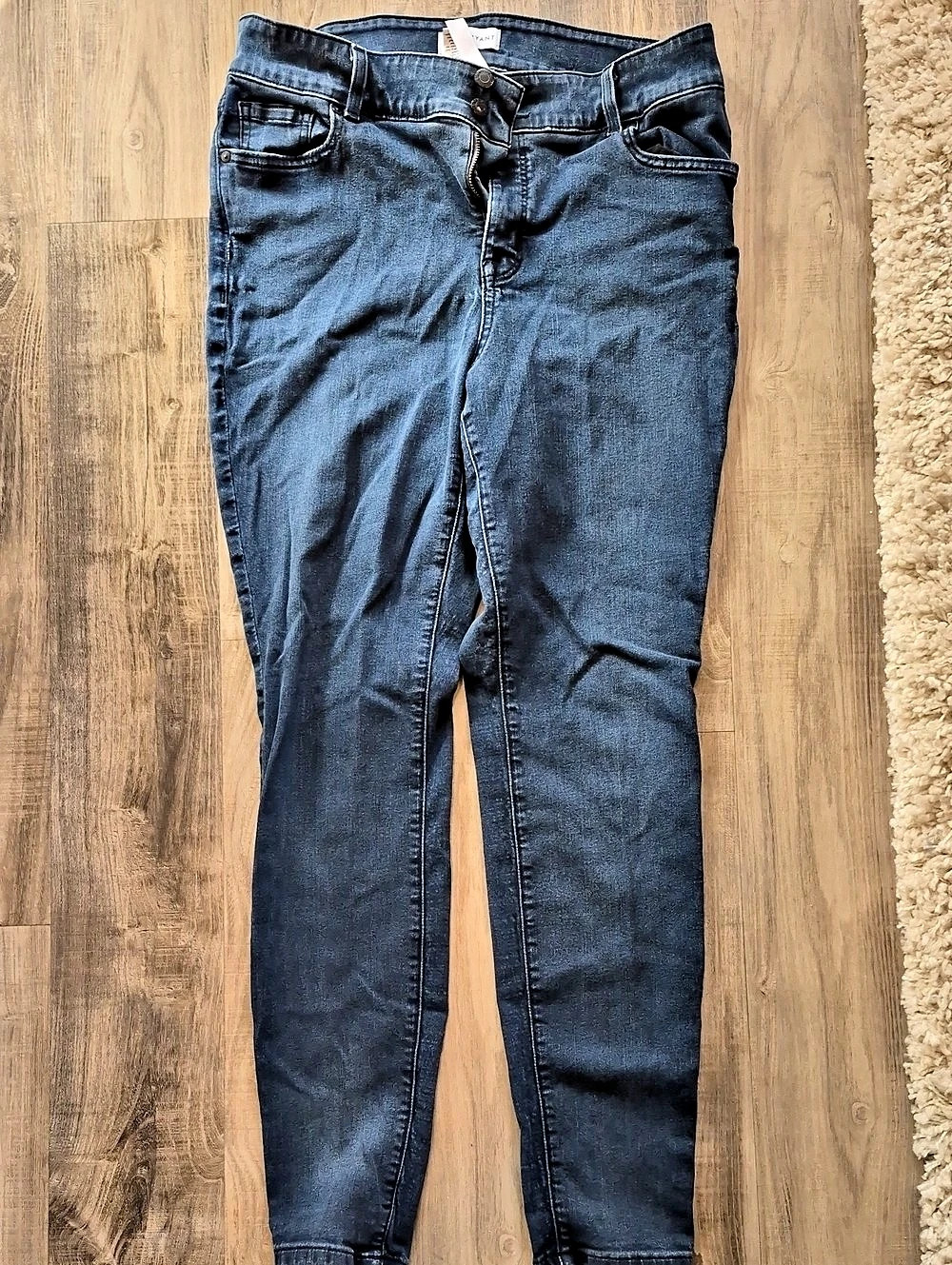 Lane Bryant Flex Magic Waistband Tighter Tummy High-Rise Skinny Jean Jeans Blue